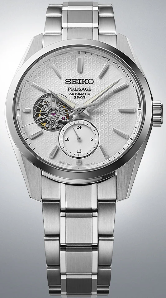 Seiko Presage Sharp Edged Shiro Open Heart - Image 5