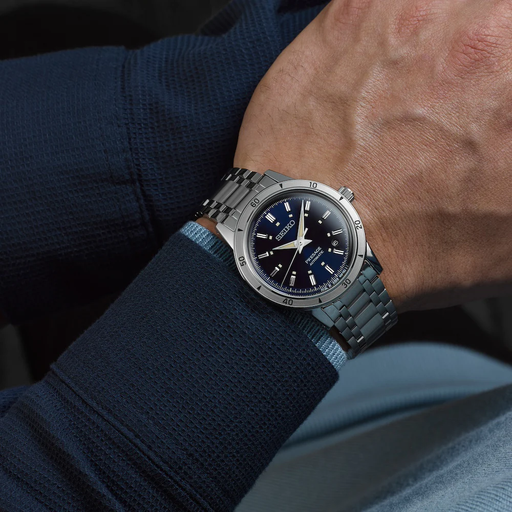 Seiko Presage Presage Style 60s Elegant Yet Rugged Navy - Image 6