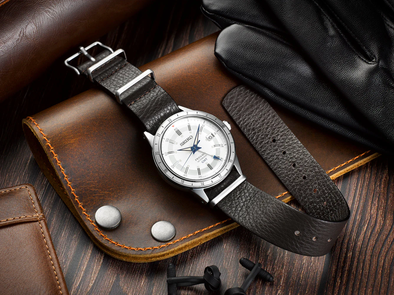 Seiko Presage Style 60s Laurel GMT 110th Anniversary Limited Edition - Image 4