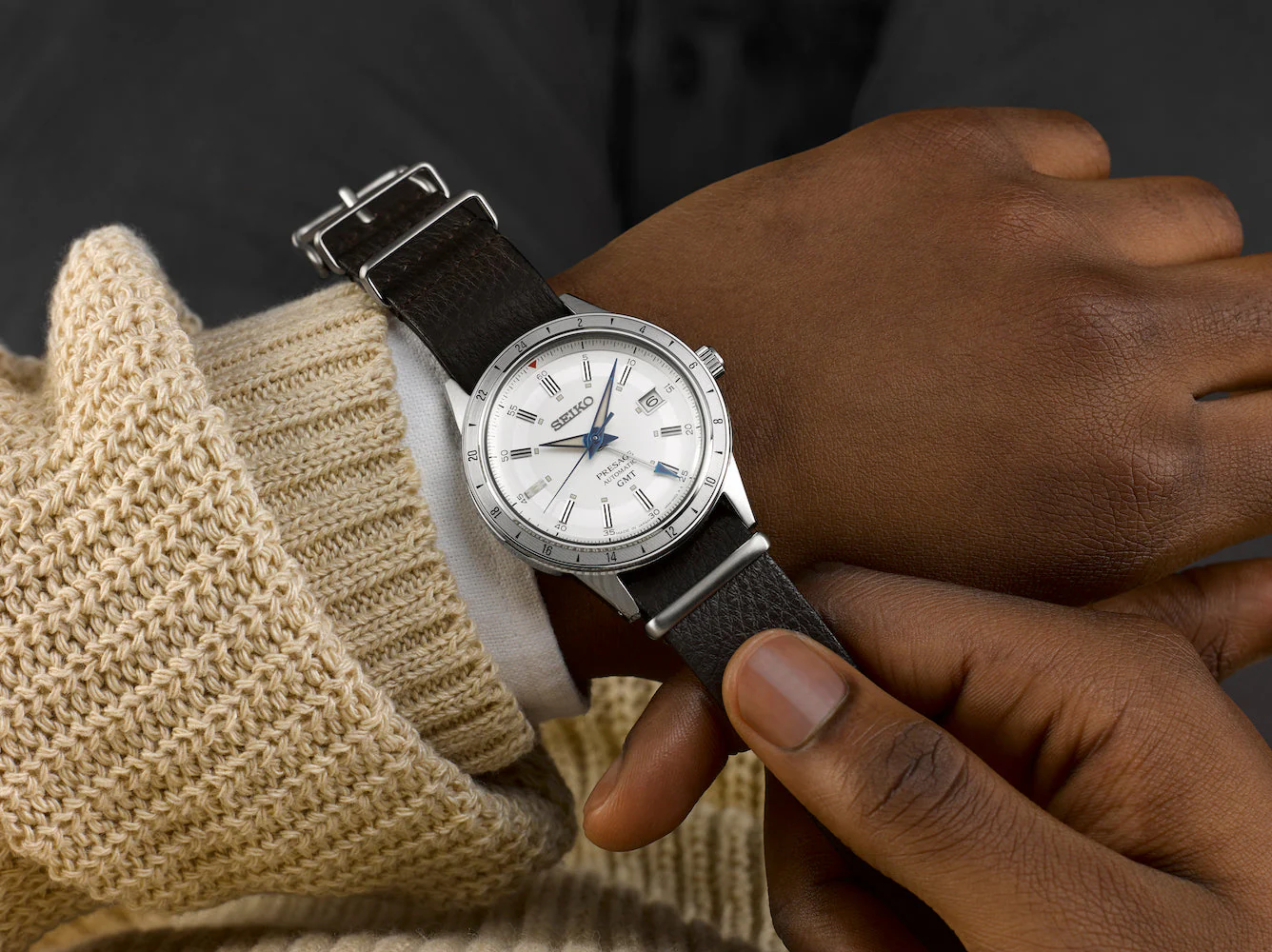 Seiko Presage Style 60s Laurel GMT 110th Anniversary Limited Edition - Image 5