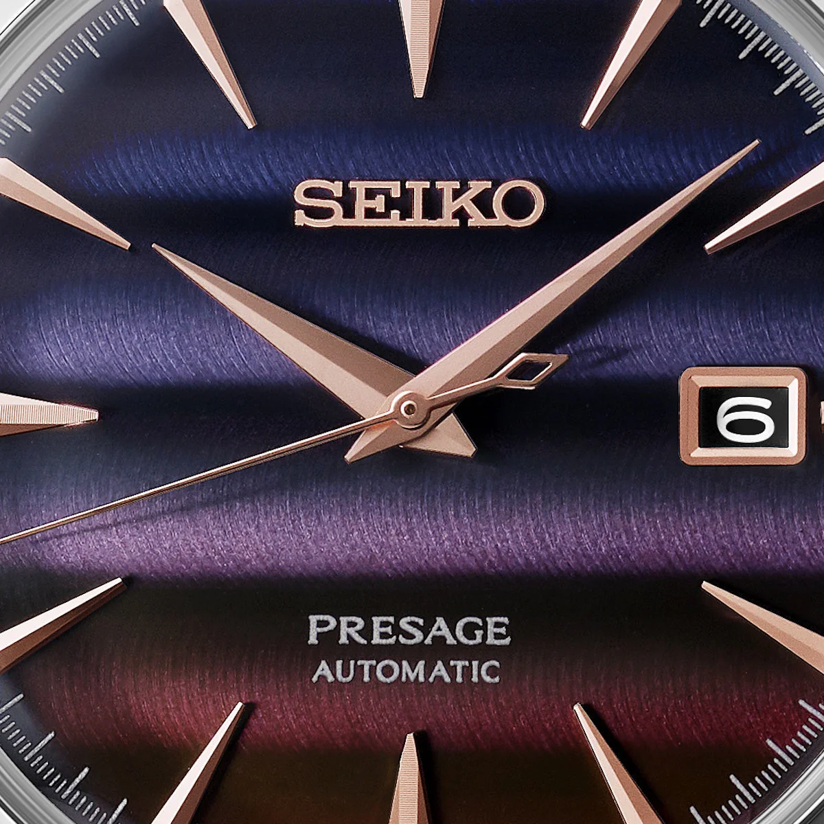 Seiko Presage Watch Cocktail Time Purple Sunset Limited Edition - Image 6