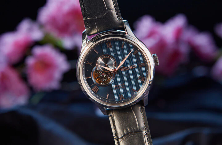 Seiko Presage Watch Zen Garden Sakura By Night - Image 6