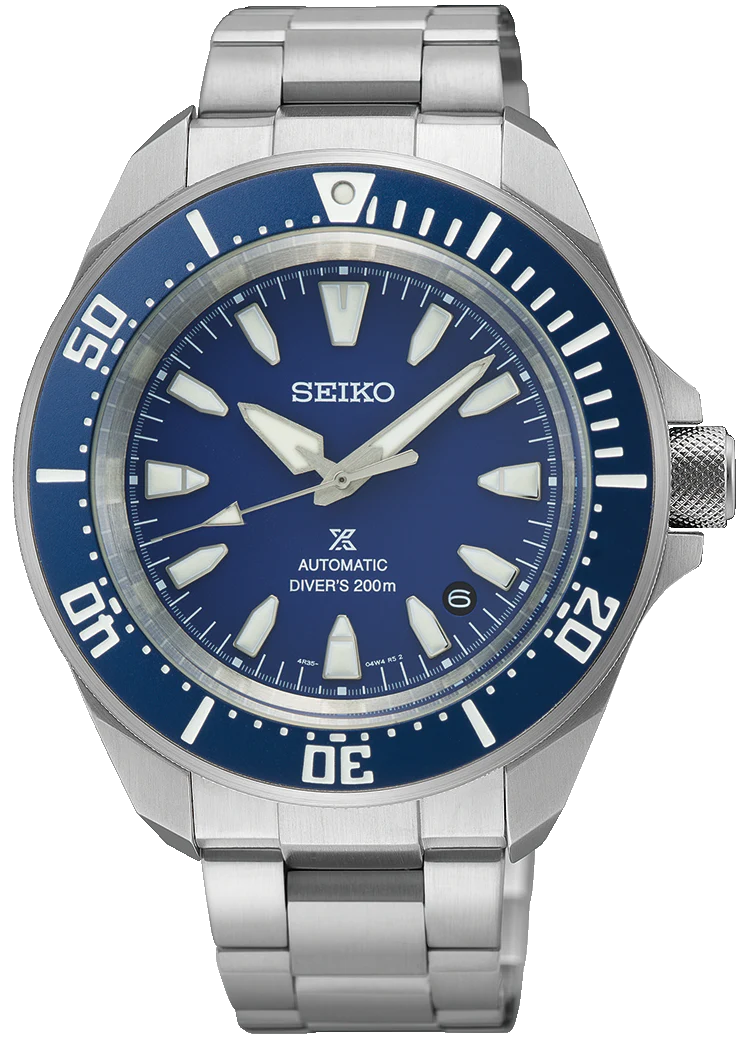 Seiko Prospex 4R Compact Mechanical Divers Cobalt Blue Watch
