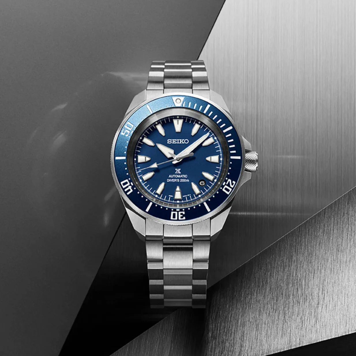 Seiko Prospex 4R Compact Mechanical Divers Cobalt Blue Watch - Image 4