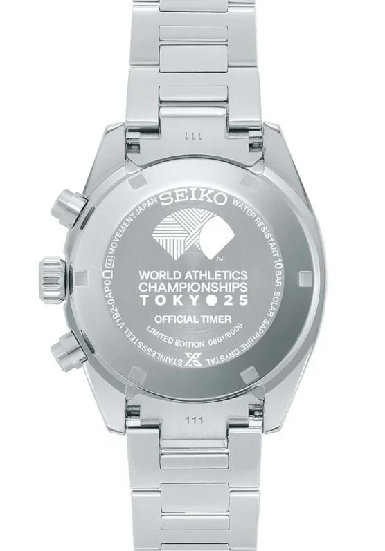 Seiko Prospex Speedtimer Tokyo World Athletics Championships Edo Purple Limited Edition Watch - Image 2