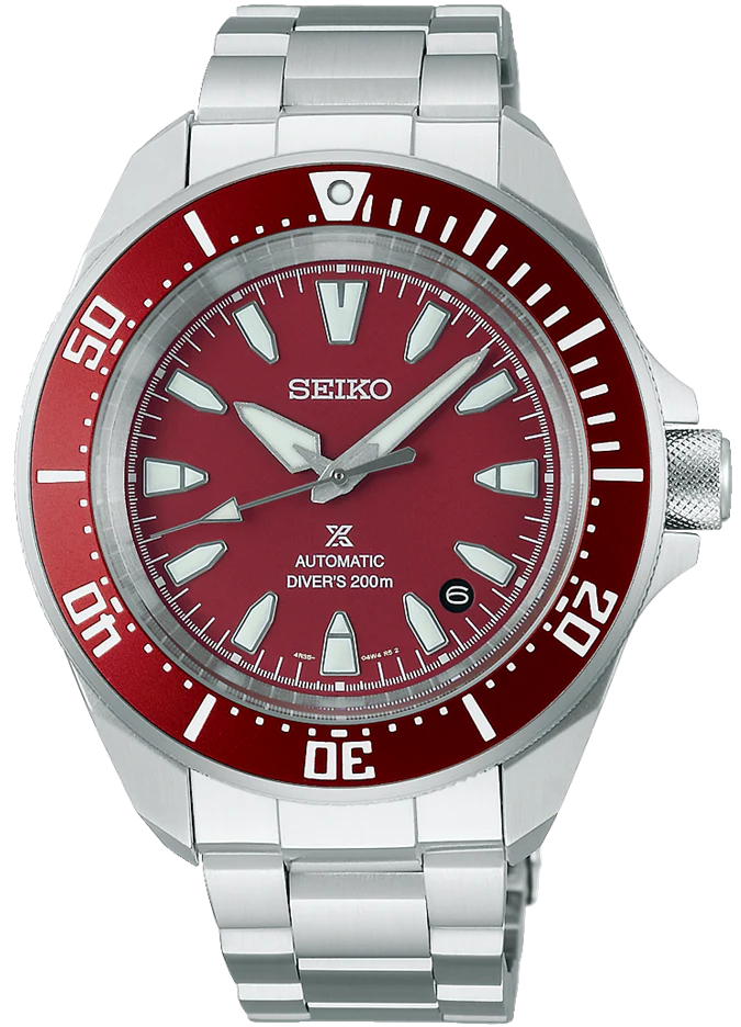 Seiko Prospex 4R Red Shog-urai Diver Watch