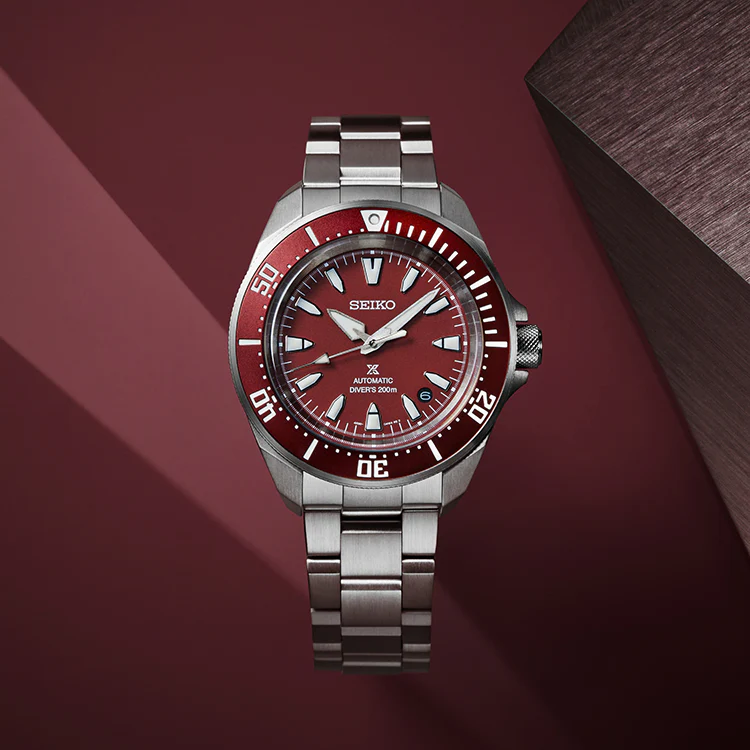 Seiko Prospex 4R Red Shog-urai Diver Watch - Image 5