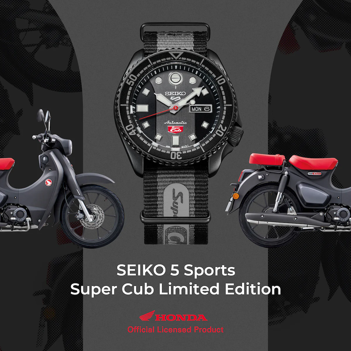 Seiko Watch 5 Sports Honda Super Cub Limited Edition D - Image 2