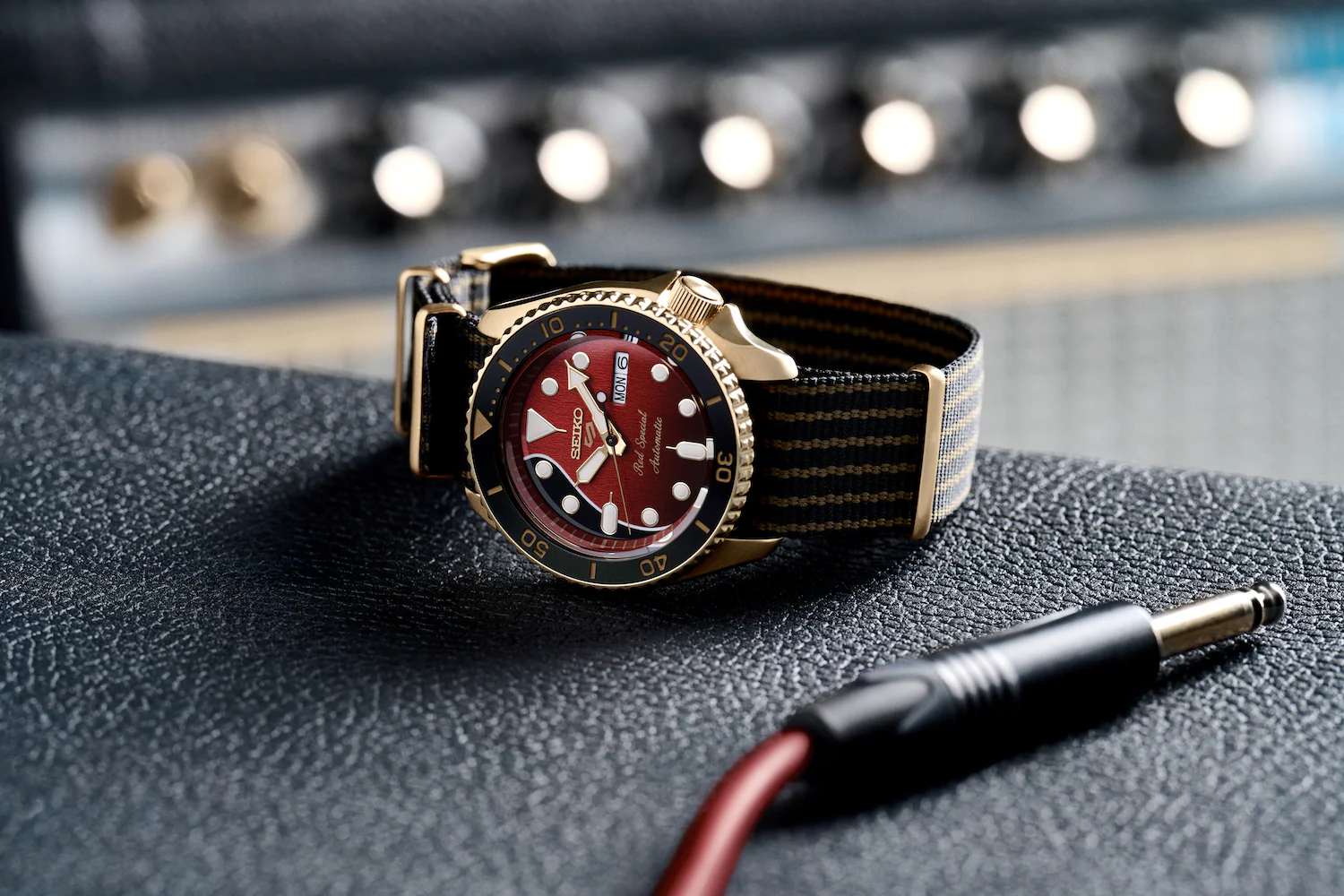 Seiko Watch 5 Sports Brian May Red Special II Limited Edition - Image 3