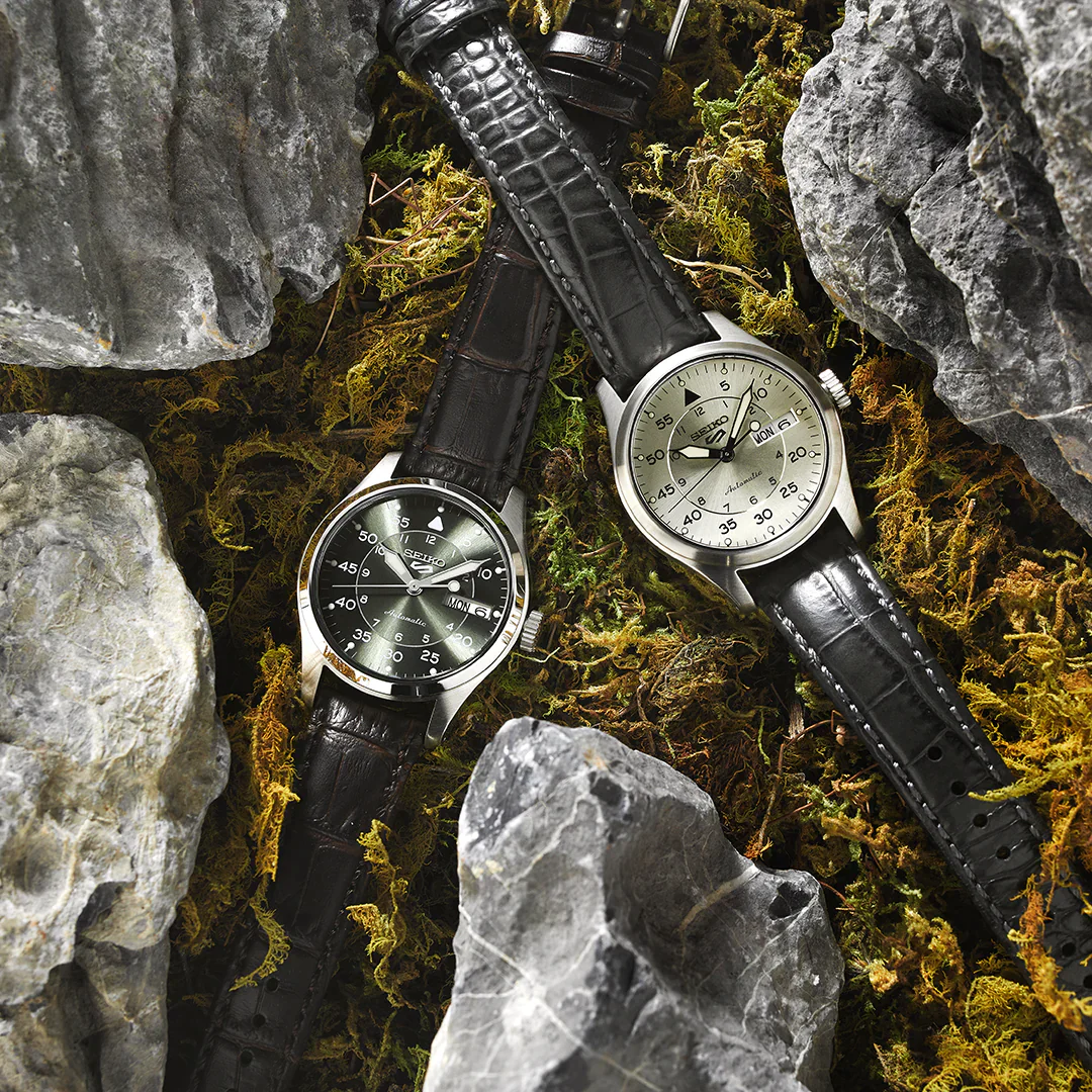 Seiko 5 Sports Champagne Flieger Suit Style Watch - Image 3