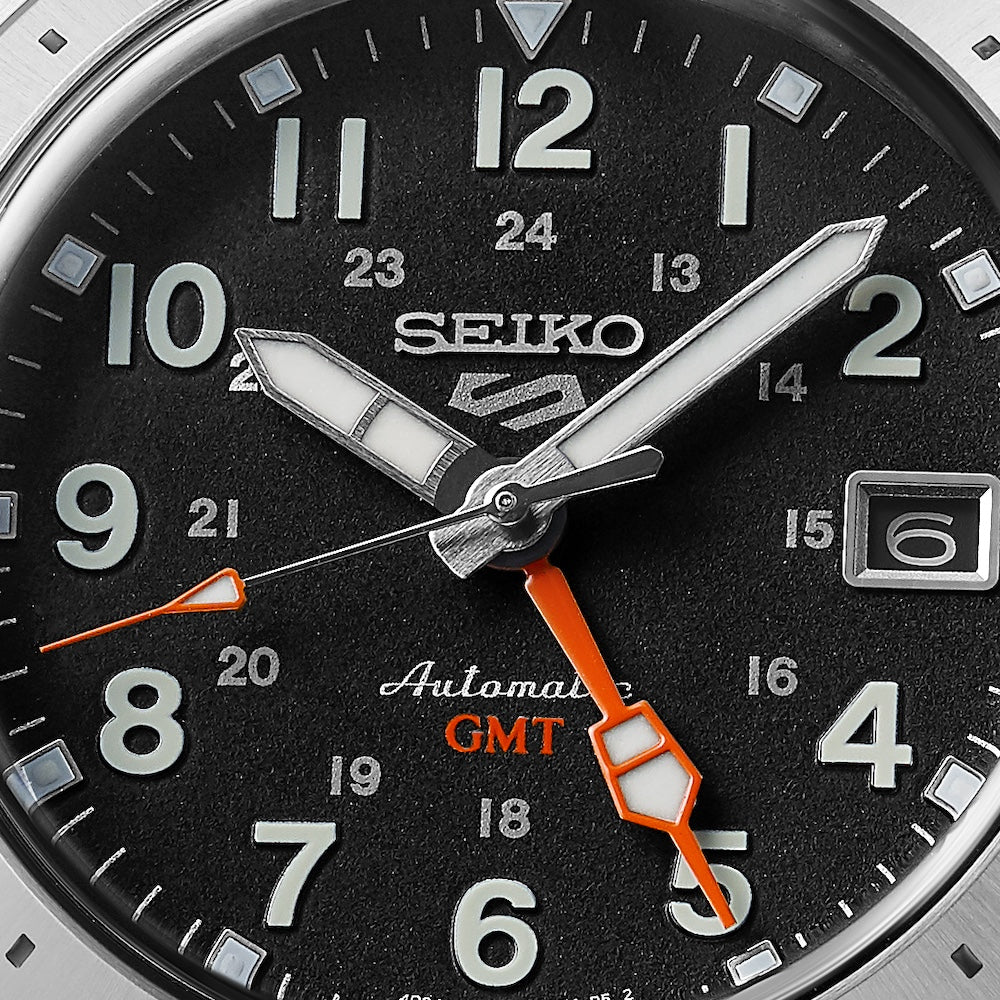 Seiko 5 Sports Field Deploy Mechanical GMT Watch - Image 4
