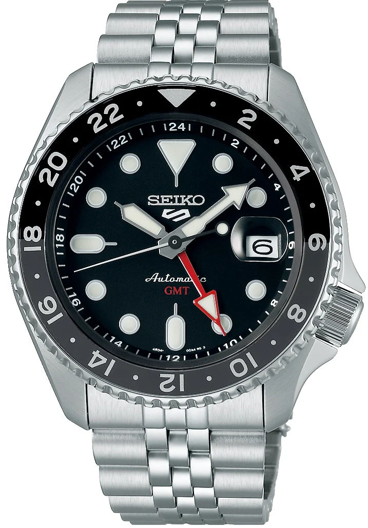 Seiko 5 Sports GMT SKX Black Grape Re-Interpretation Watch