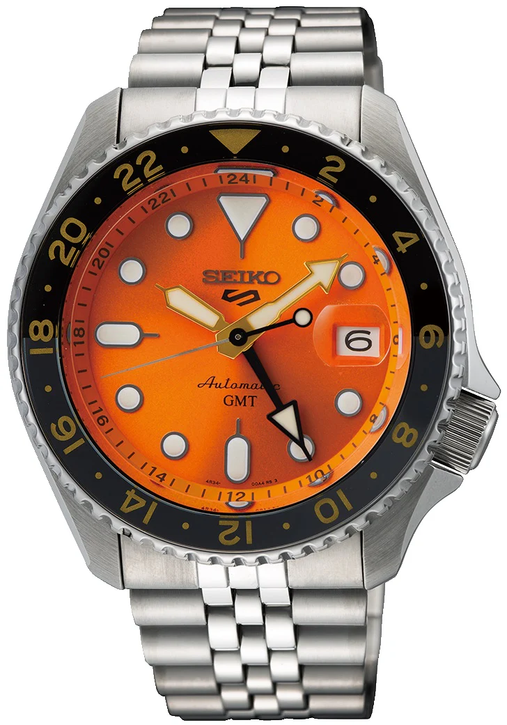 Seiko Watch 5 Sports GMT SKX Mikan Orange Re-Interpretation