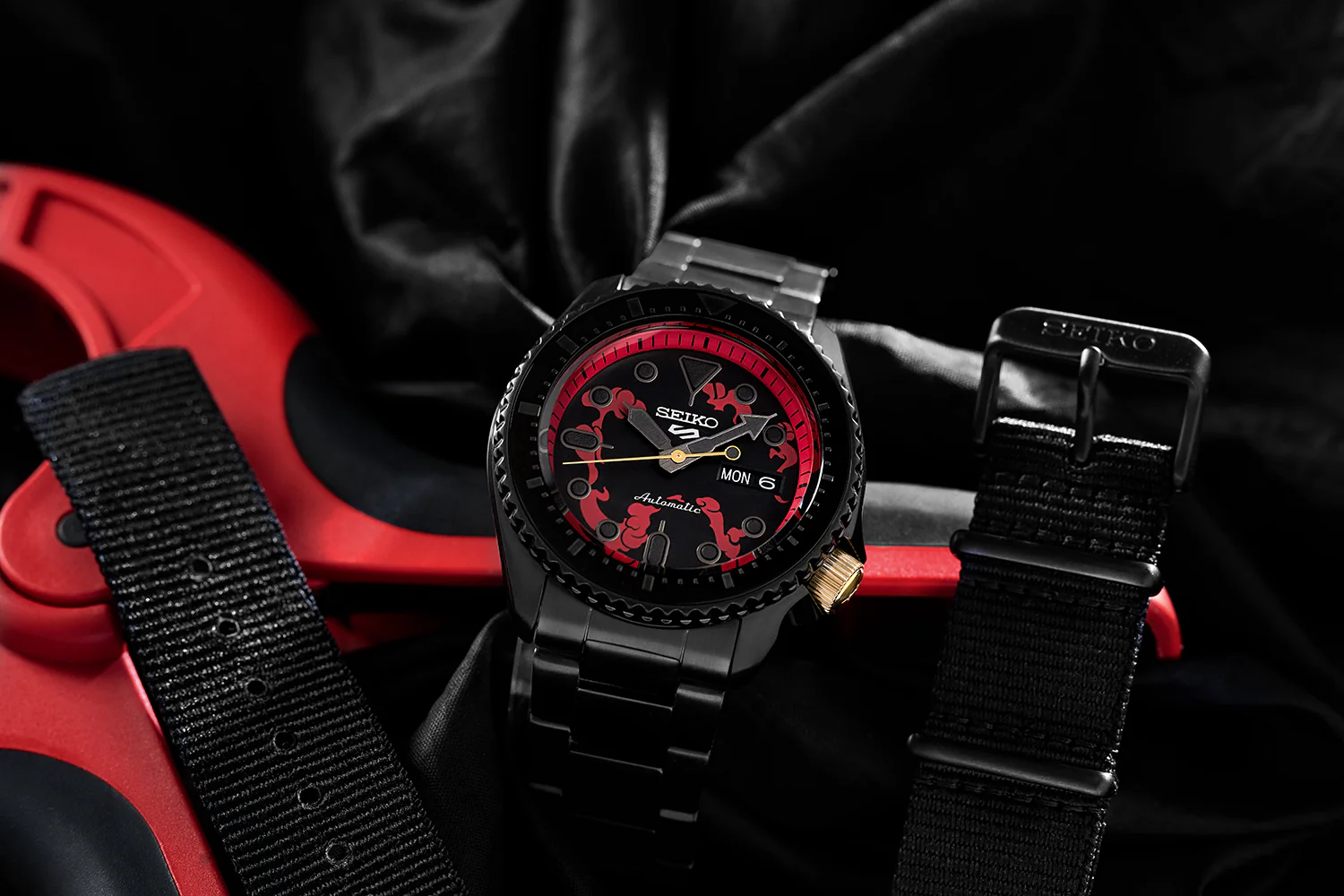 Seiko Watch 5 Sports One Piece Monkey.D Luffy Limited Edition D - Image 5