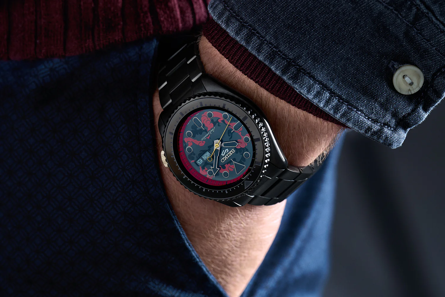 Seiko Watch 5 Sports One Piece Monkey.D Luffy Limited Edition D - Image 6