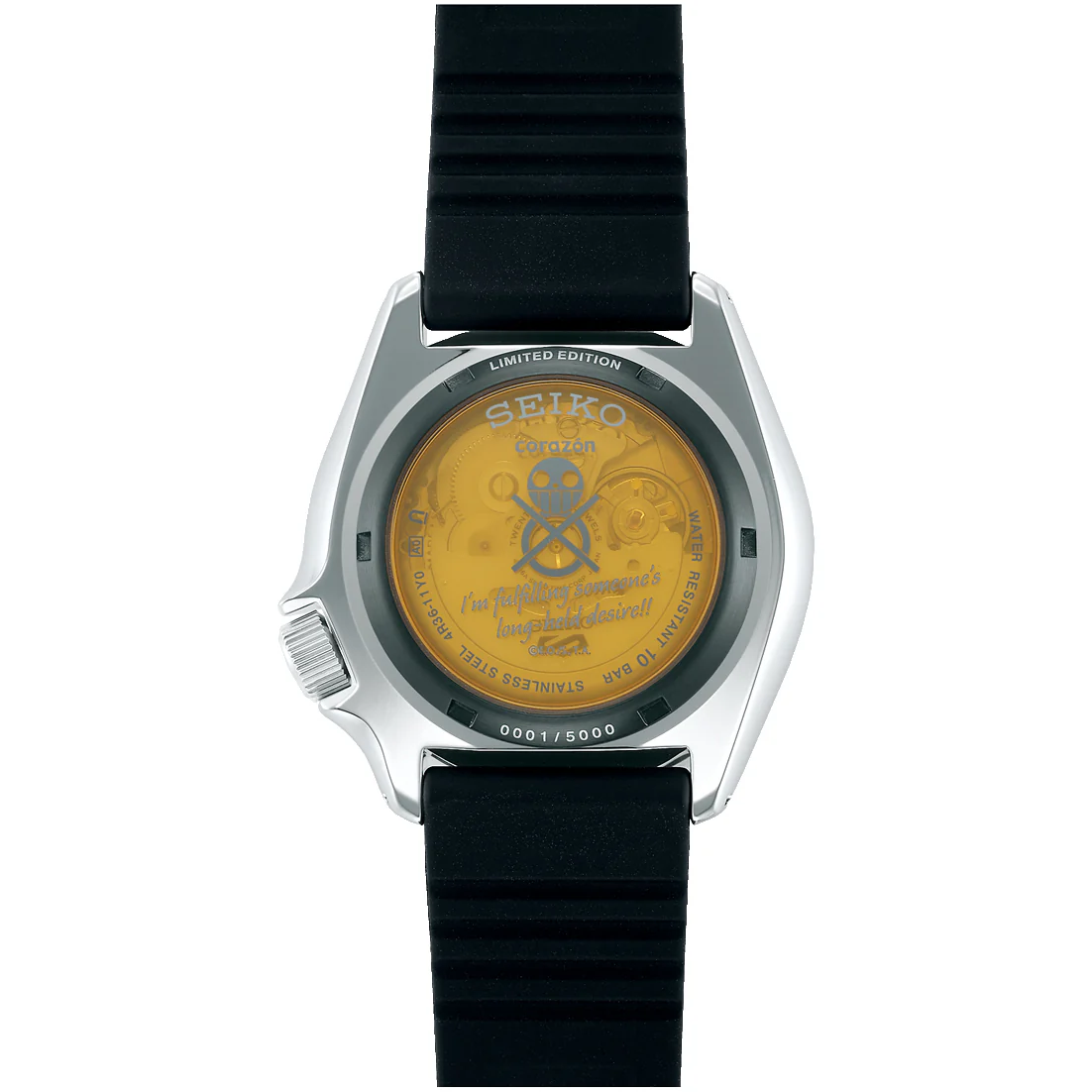 Seiko Watch 5 Sports One Piece Trafalgar D. Water Law Limited Edition D - Image 3