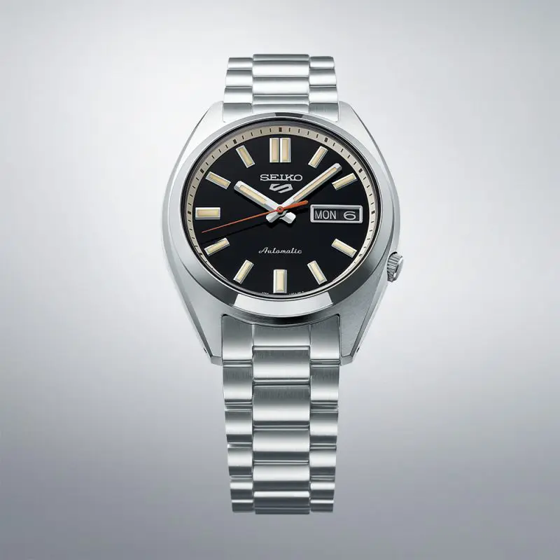 Seiko 5 Sports SNXS Deep Black Wash Classic Sports Watch - Image 2