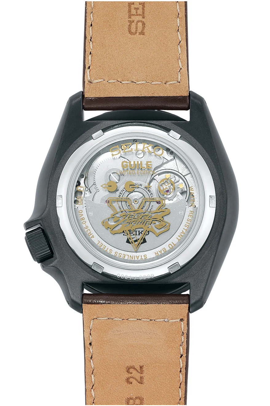 Seiko Watch 5 Sports Street Fighter Guile Limited Edition D - Image 2