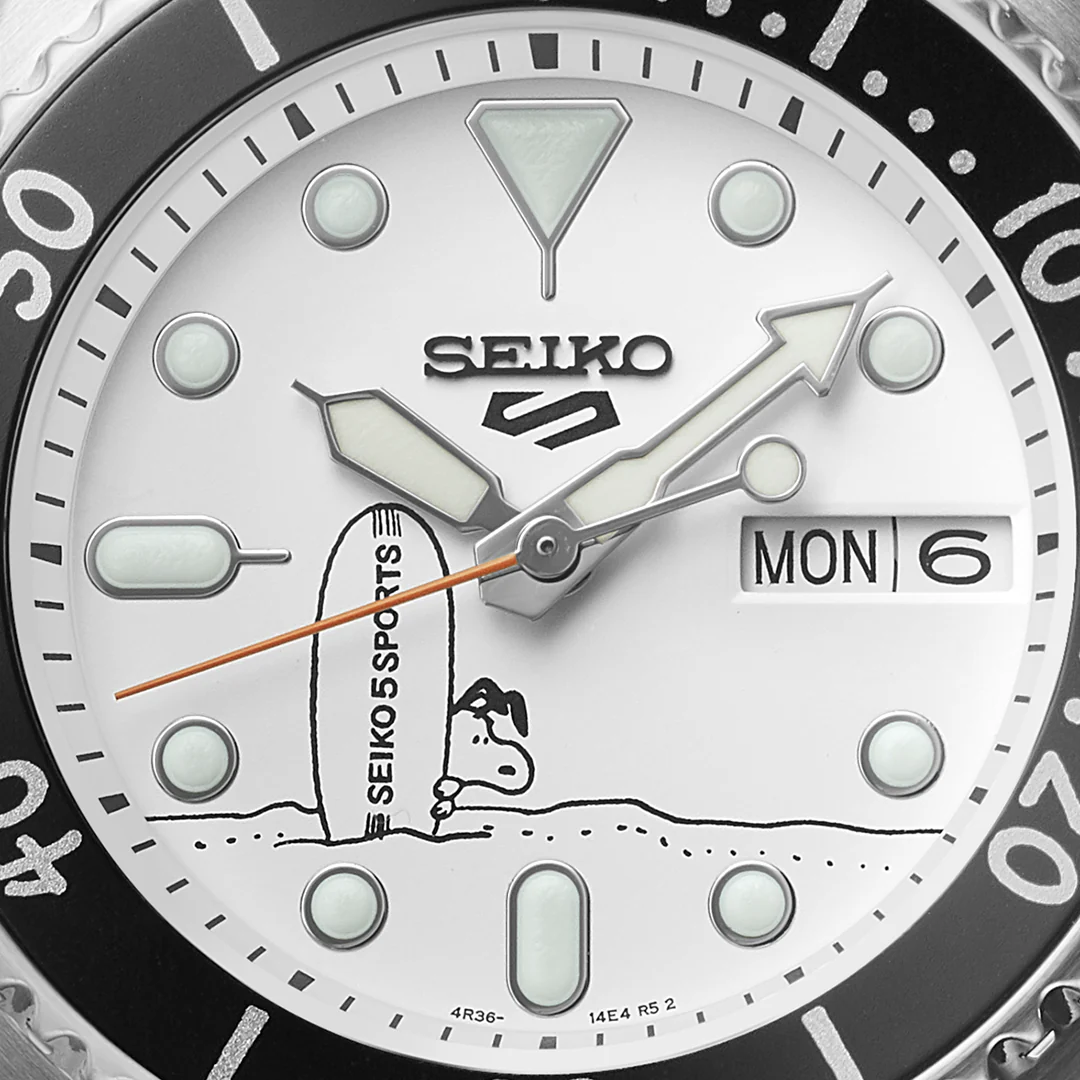 Seiko Watch 5 Sports x Peanuts Surfboard Limited Edition D - Image 2