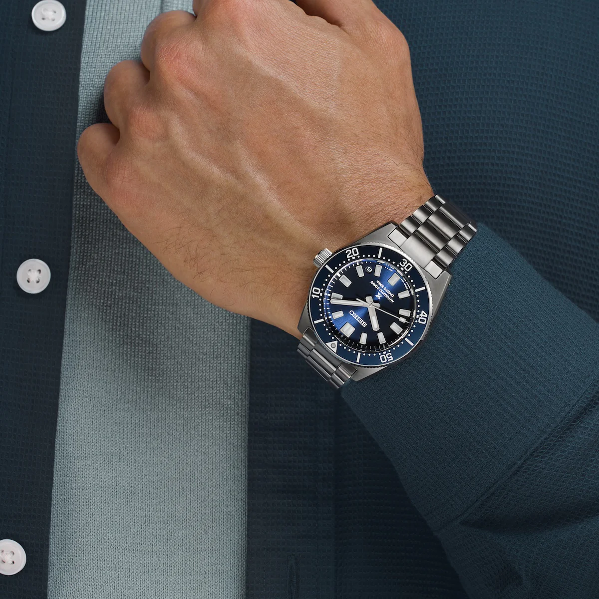 Seiko Prospex 1965 Revival Divers 3 Day Scuba Blue Watch - Image 5