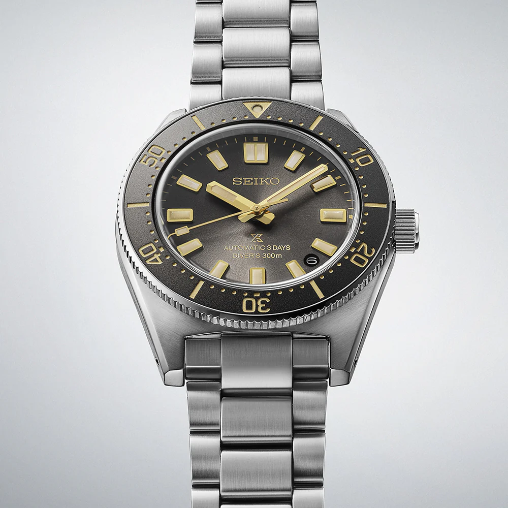 Seiko Prospex 1965 Revival Divers 3 Day Tide Grey 100th Anniversary Special Edition Watch - Image 3