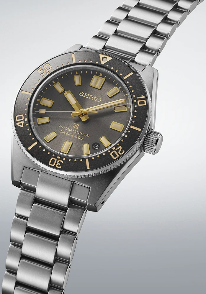 Seiko Prospex 1965 Revival Divers 3 Day Tide Grey 100th Anniversary Special Edition Watch - Image 4
