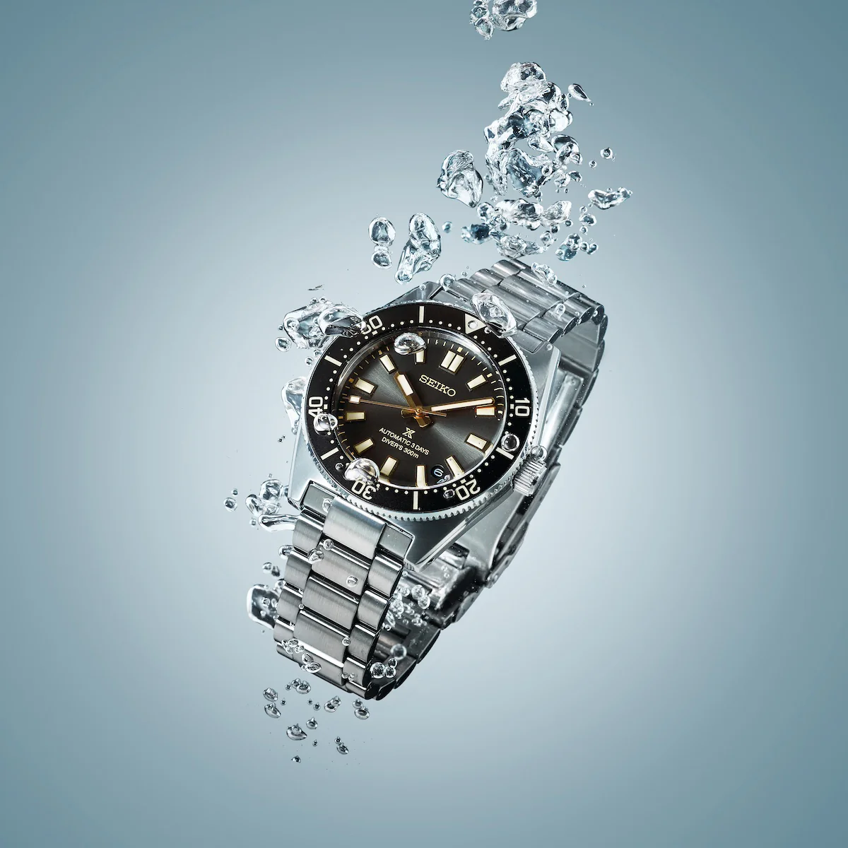 Seiko Prospex 1965 Revival Divers 3 Day Tide Grey 100th Anniversary Special Edition Watch - Image 6