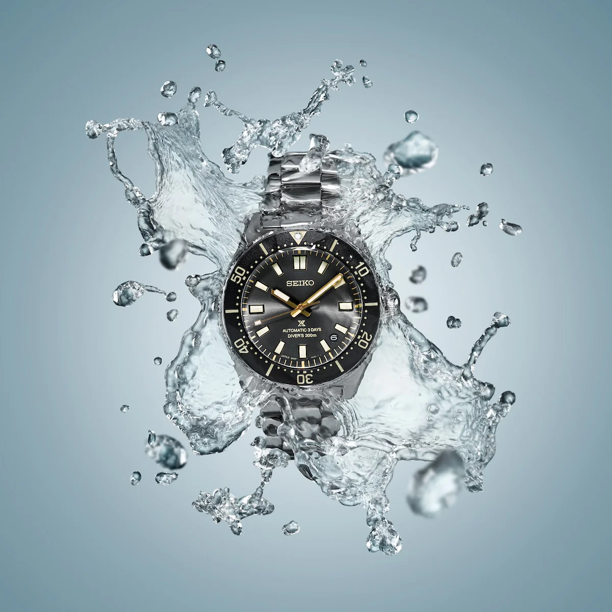 Seiko Prospex 1965 Revival Divers 3 Day Tide Grey 100th Anniversary Special Edition Watch - Image 7