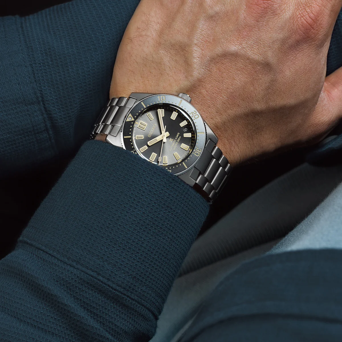 Seiko Prospex 1965 Revival Divers 3 Day Tide Grey 100th Anniversary Special Edition Watch - Image 8