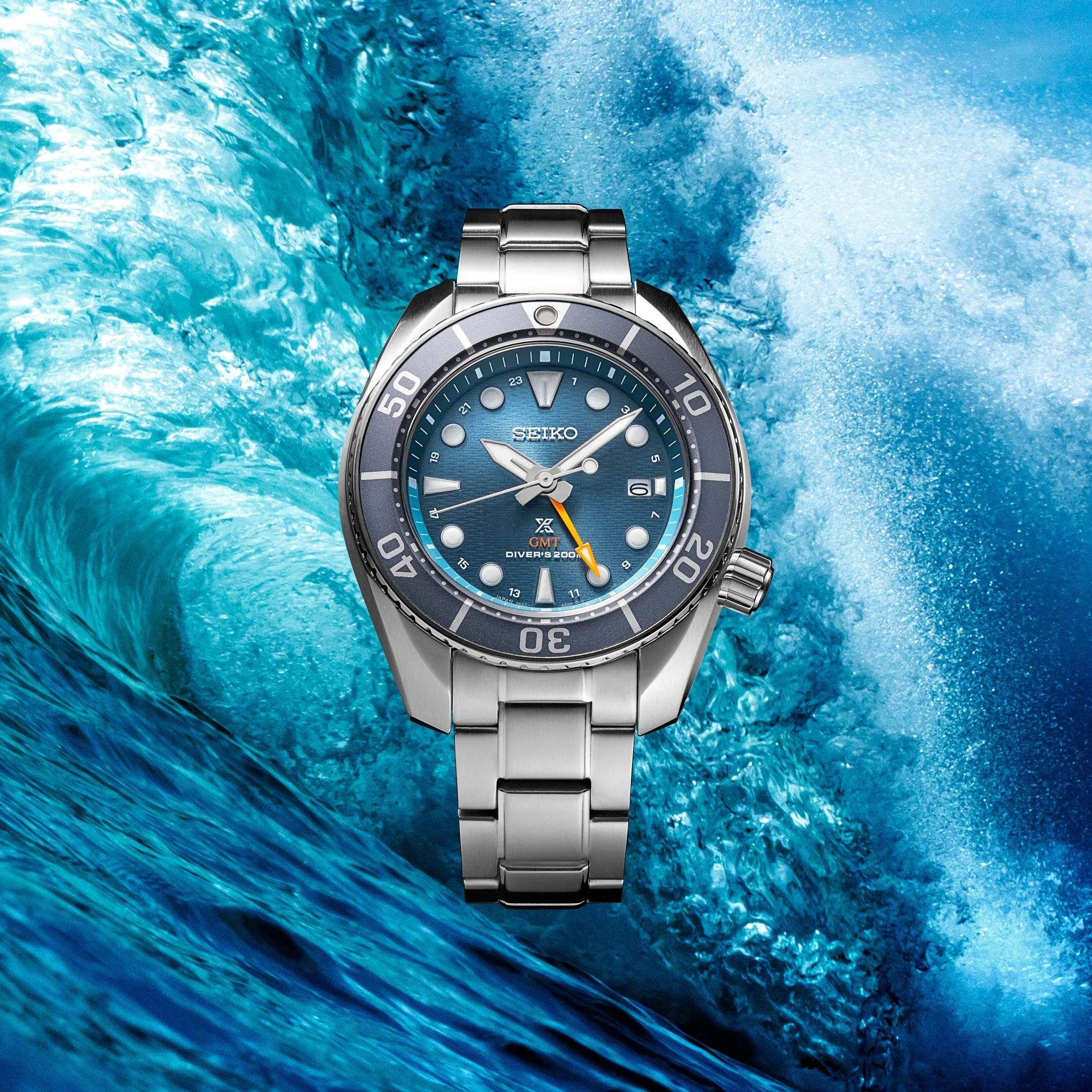 Seiko Prospex Aqua Sumo Solar GMT Diver D - Image 4