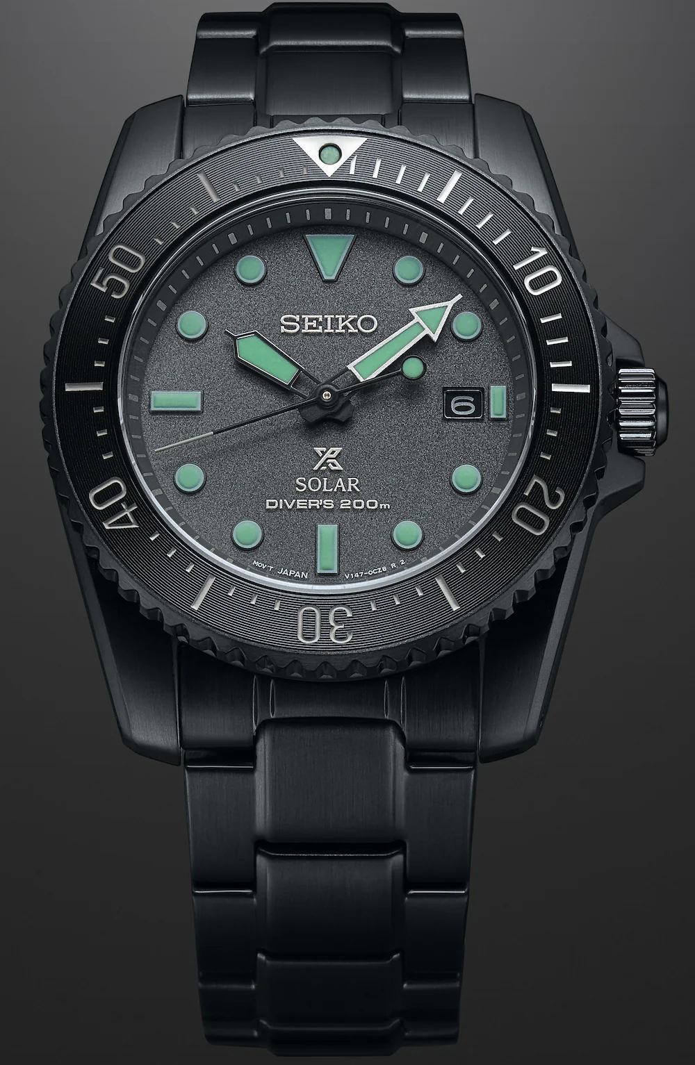 Seiko Watch Prospex Black Series Night Vision Solar Divers Limited Edition - Image 2