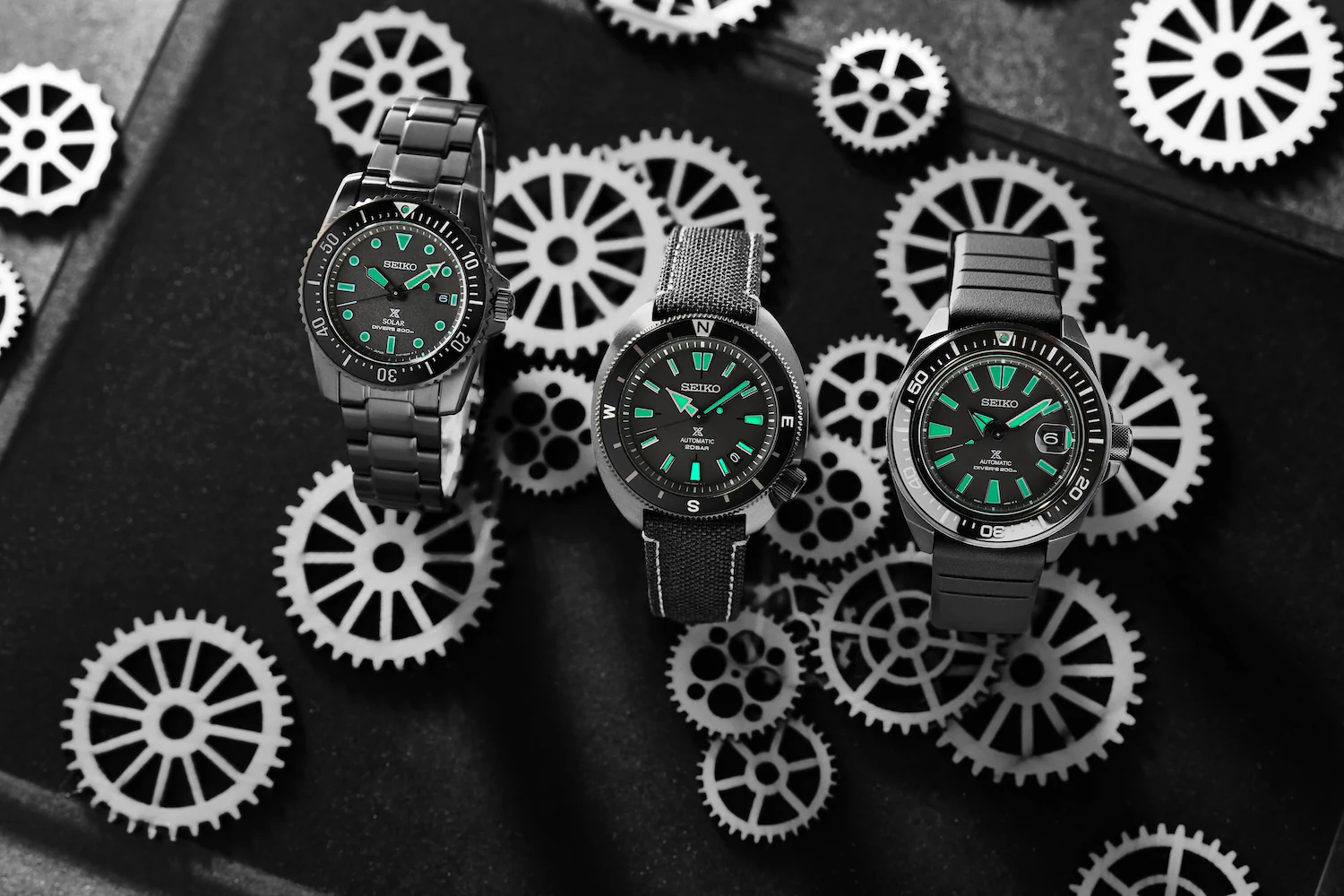 Seiko Watch Prospex Black Series Night Vision Tortoise Limited Edition D - Image 2