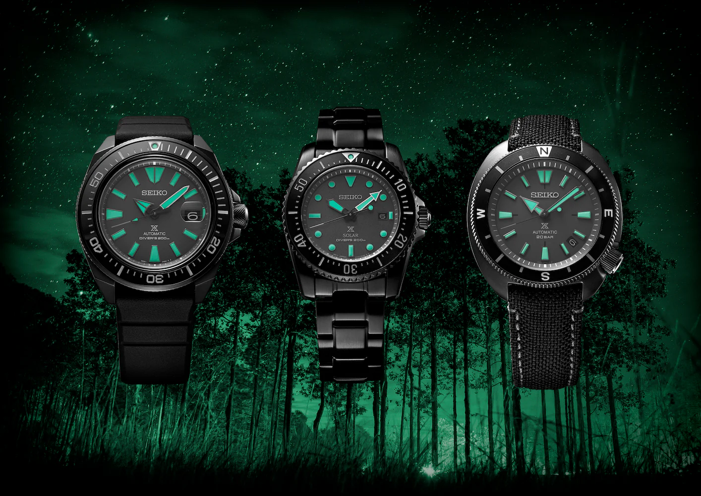 Seiko Watch Prospex Black Series Night Vision Tortoise Limited Edition D - Image 3
