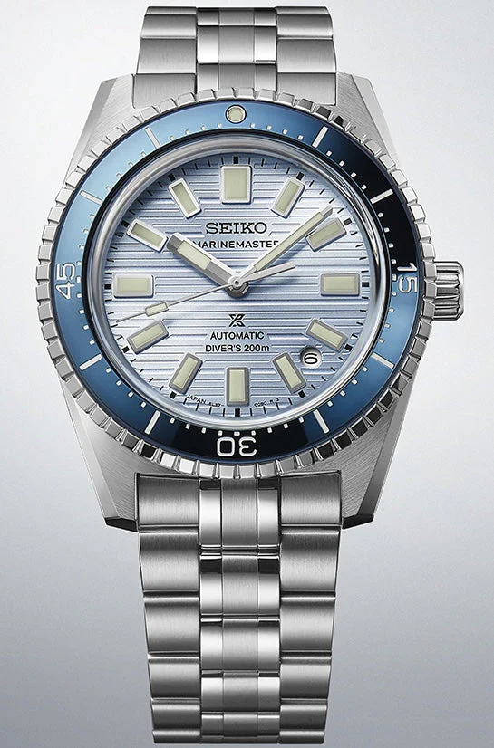 Seiko Prospex Clearwater Blue Marinemaster 1965 Reinterpretation Diver Watch - Image 4