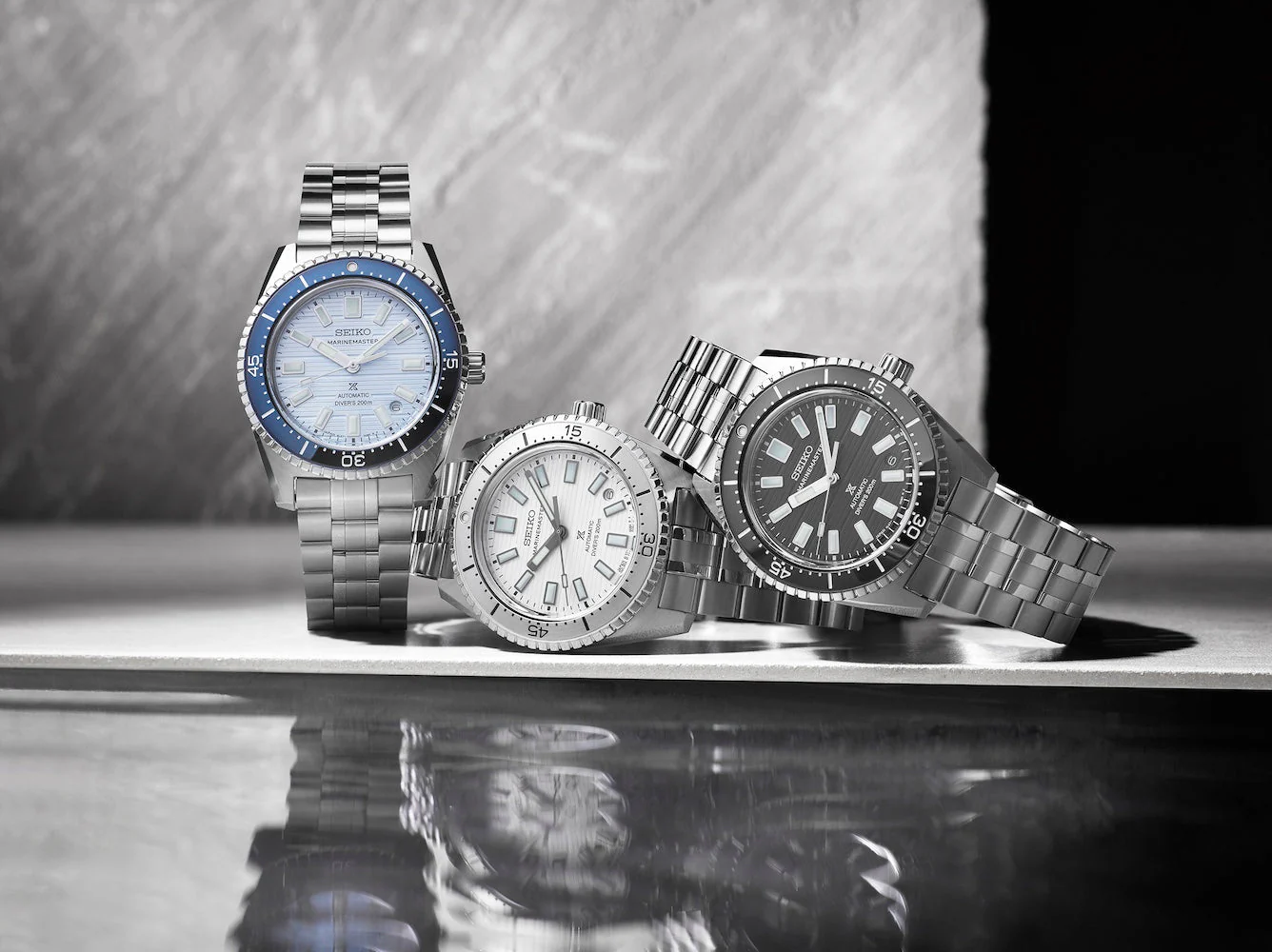Seiko Prospex Clearwater Blue Marinemaster 1965 Reinterpretation Diver Watch - Image 9