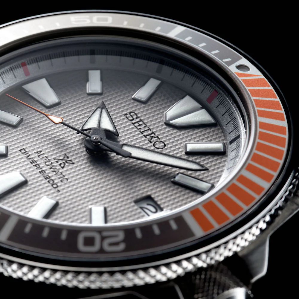 Seiko Watch Prospex Dawn Grey Samurai Limited Edition - Image 4