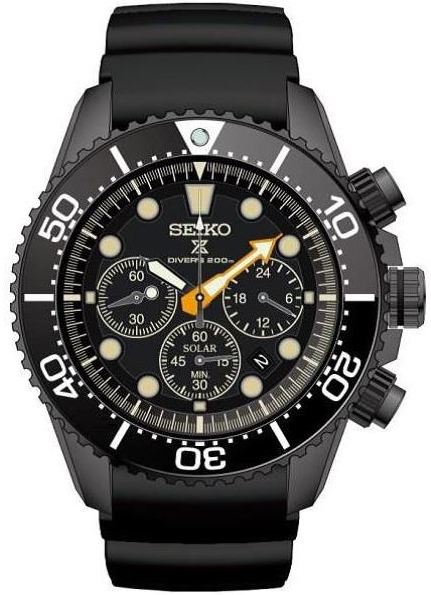 Seiko Watch Prospex Sea Black Series