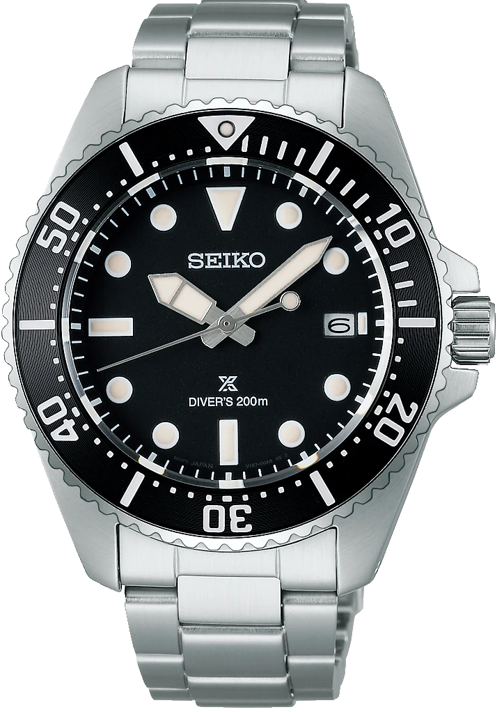 Seiko Prospex Solar Divers Pure Black Watch