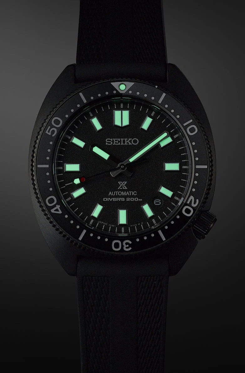 Seiko Watch Prospex Black Series Night Turtle Limited Edition - Image 2