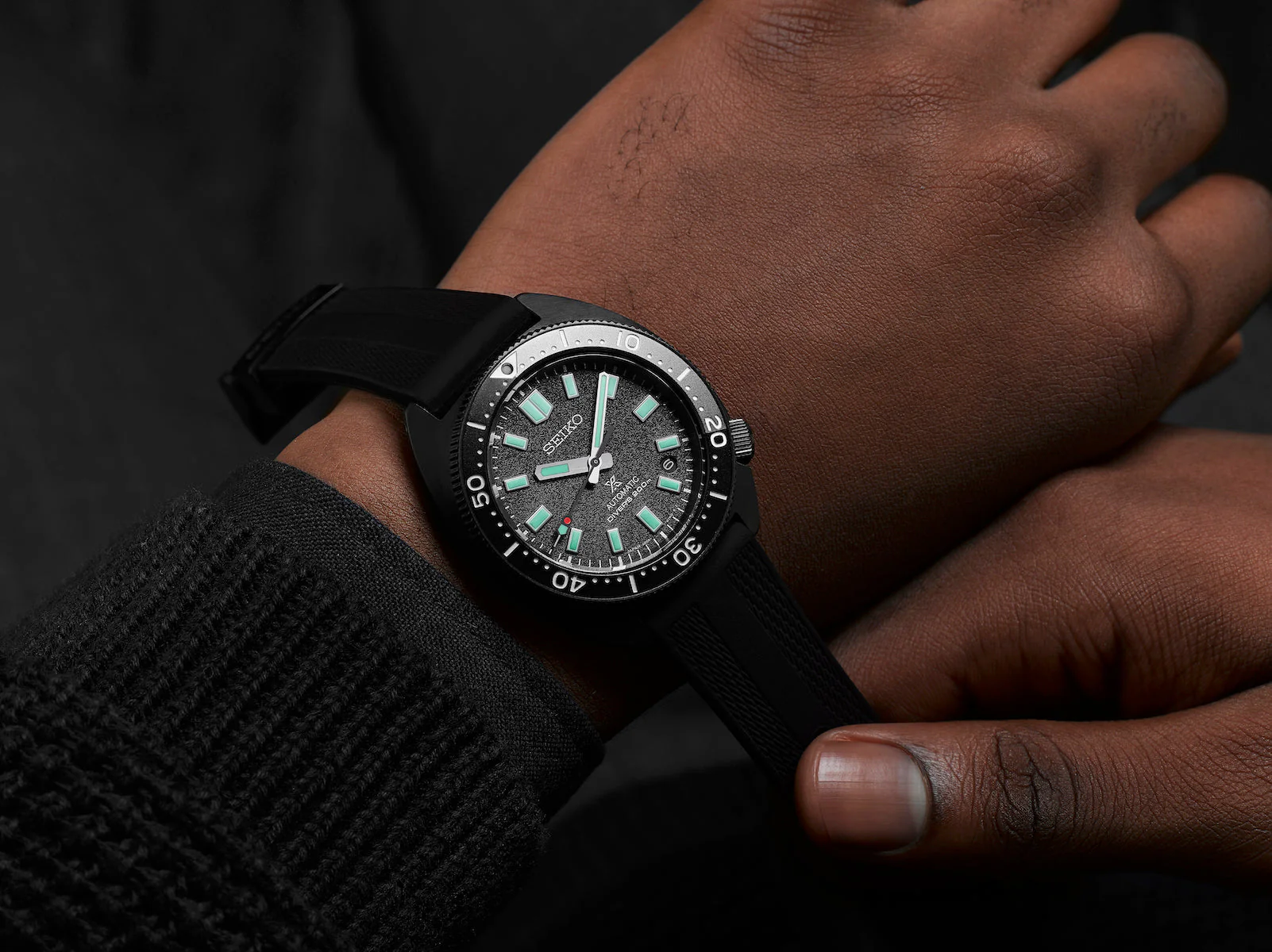 Seiko Watch Prospex Black Series Night Turtle Limited Edition - Image 7
