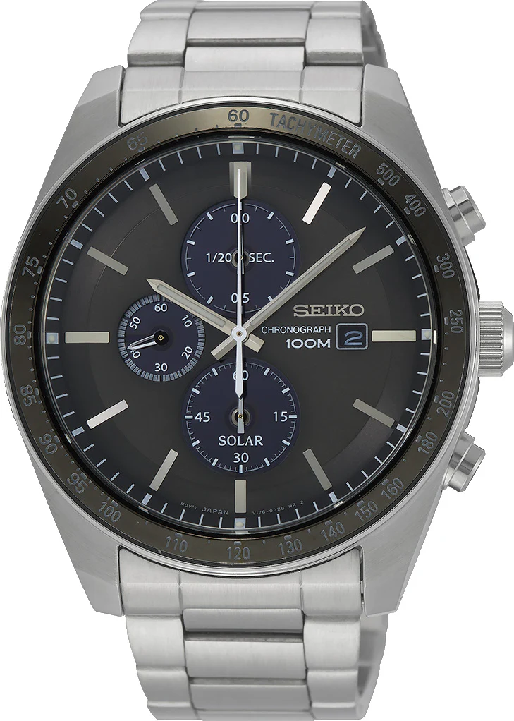 Seiko Watch Solar Chronographs