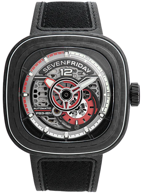 SevenFriday PS3/02 Carbon Ruby Limited Edition