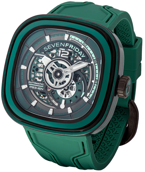 SevenFriday PS3/05 Chromatic Carbon Green Watch