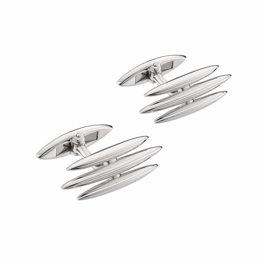 Shaun Leane Triple Arc Sterling Silver Cufflinks
