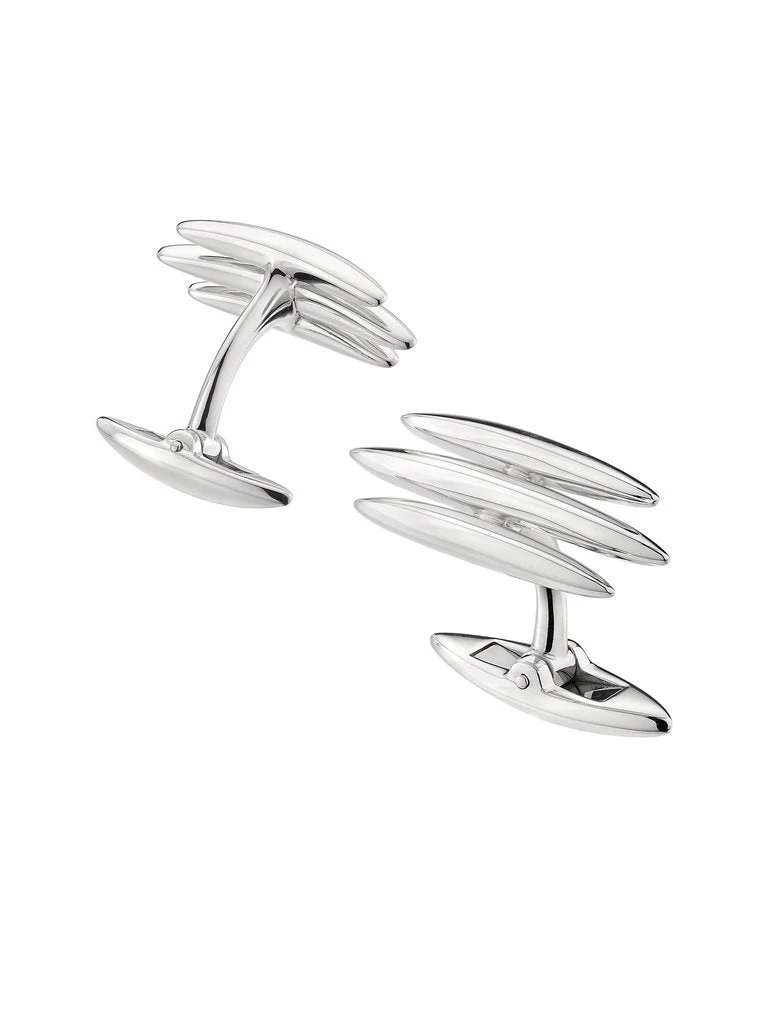 Shaun Leane Triple Arc Sterling Silver Cufflinks - Image 2
