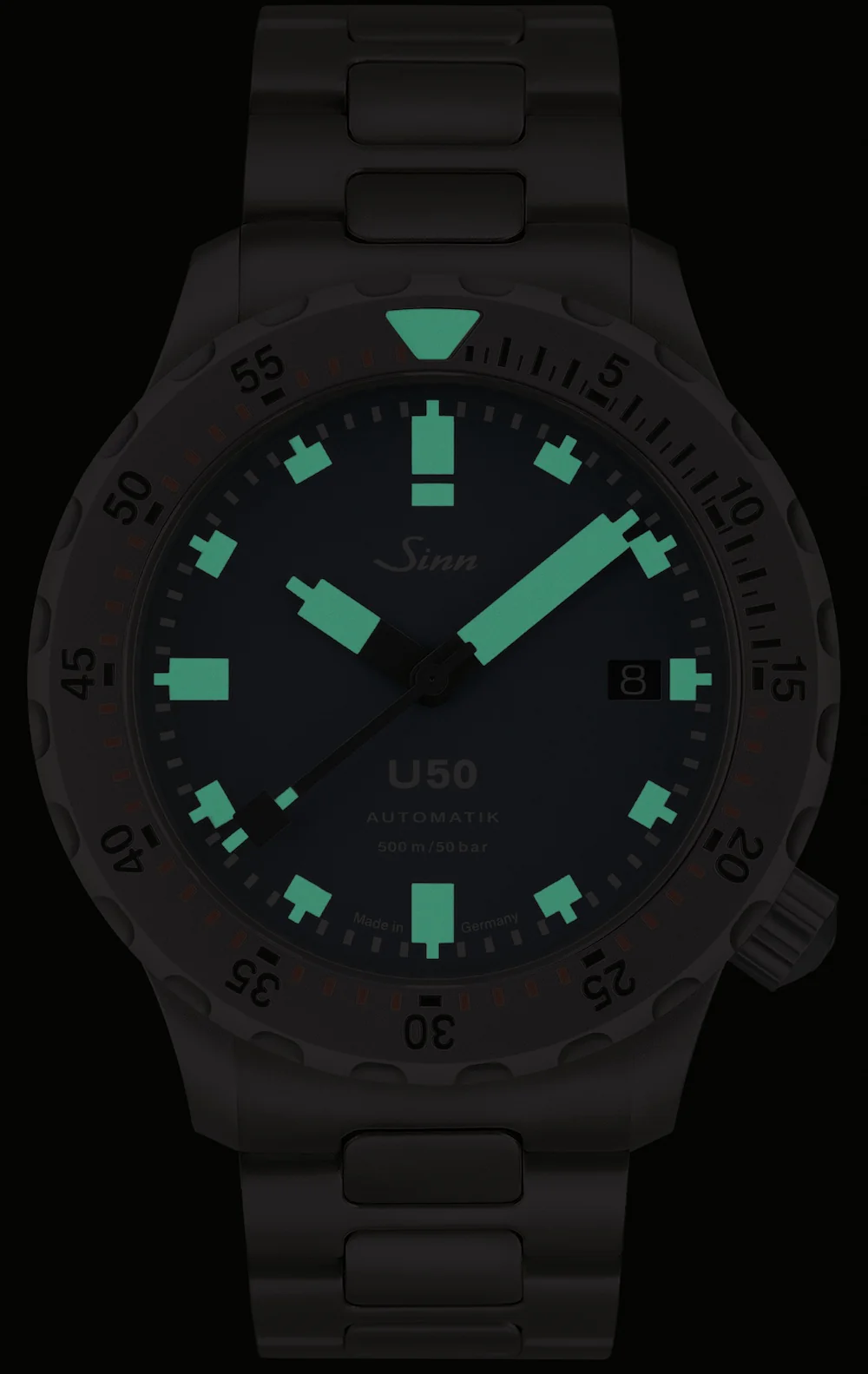 Sinn U50 B H-Link Bracelet Watch - Image 2