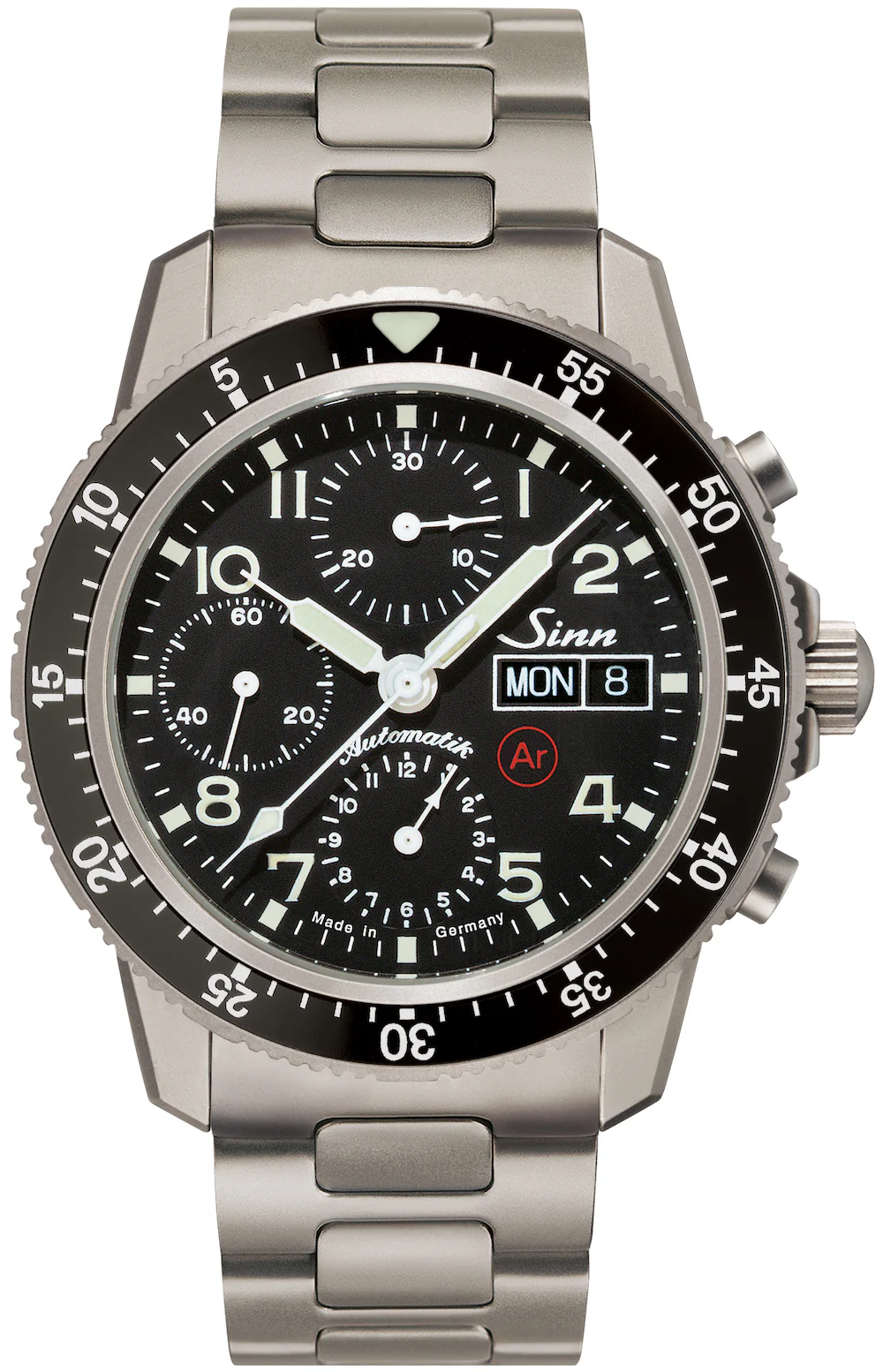 Sinn 103 Ti Ar Titanium H-Link Bracelet Watch