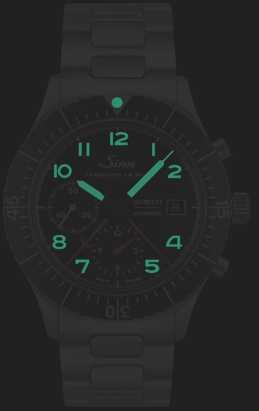 Sinn 156.1 Vintage Black With Red Seam Watch - Image 2