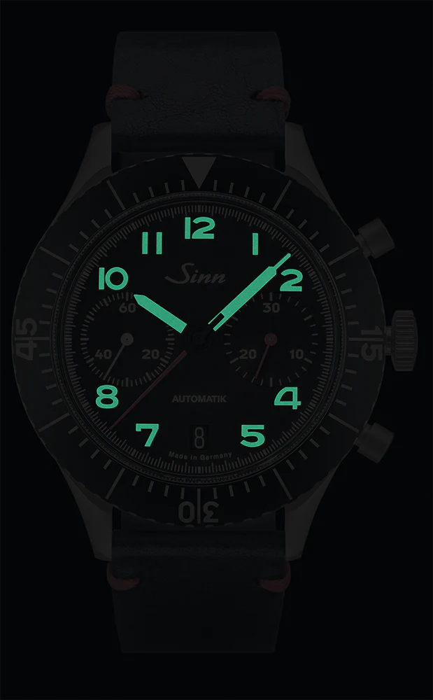 Sinn Watch 158 Tan Vintage Cowhide Strap Limited Edition - Image 4