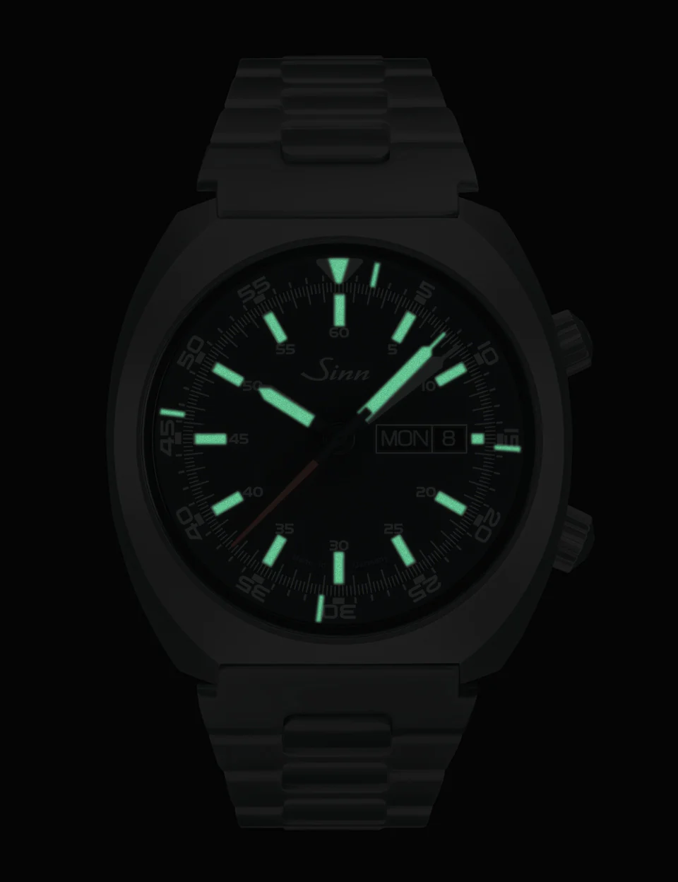 Sinn 240 St GZ Vintage Cowhide Brown Watch - Image 2